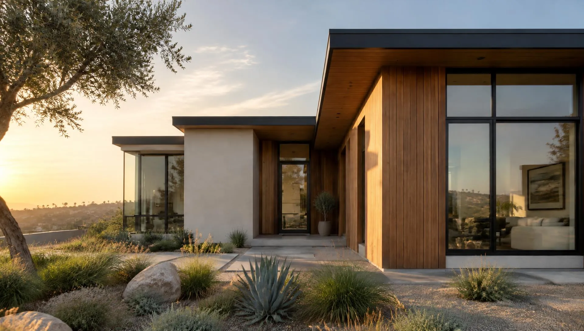 Illustrative contemporary exterior